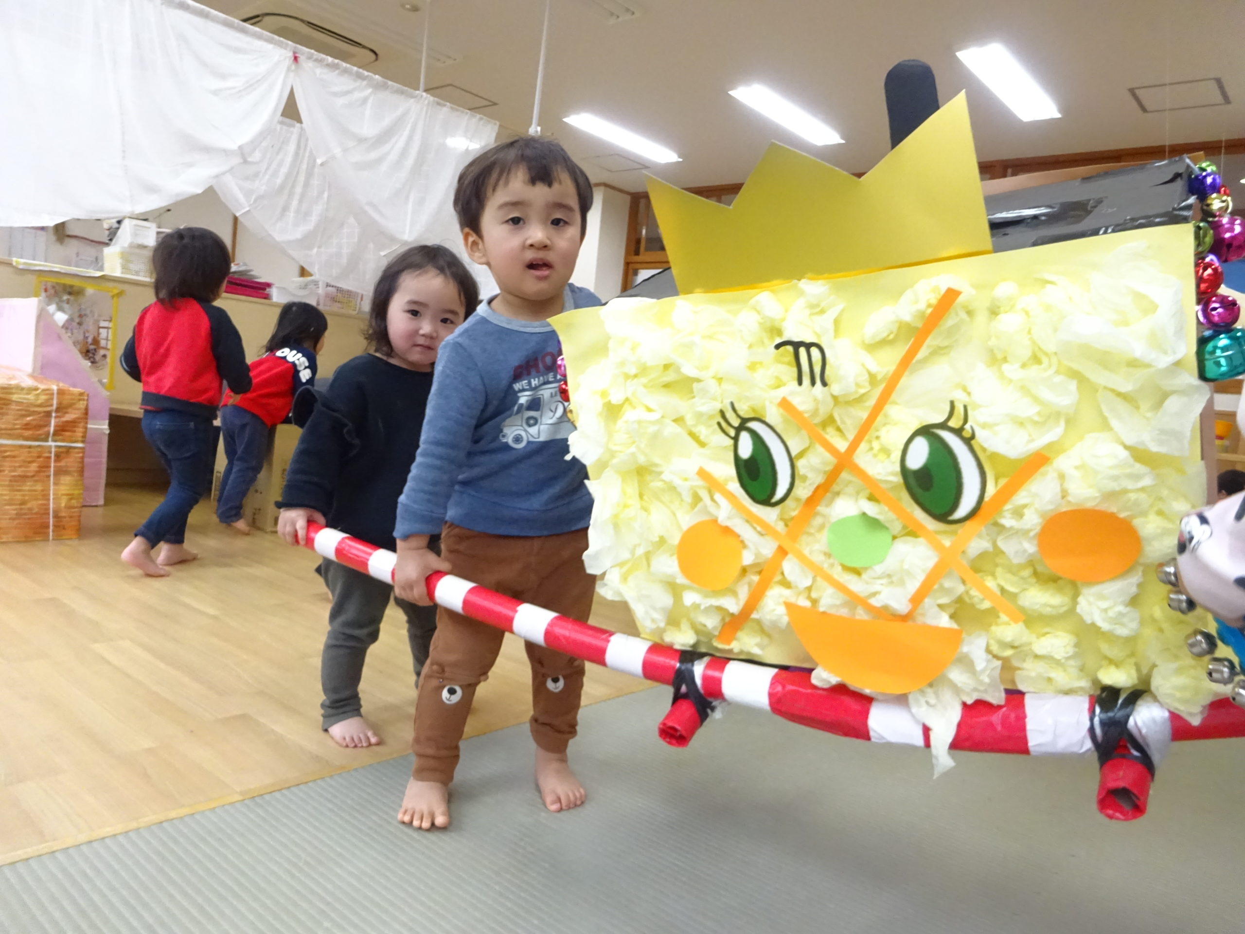 遊コスモス小新保育園☆１歳児ほし組「🌸あんぱんまんひな祭り🌸わっしょい！！！」