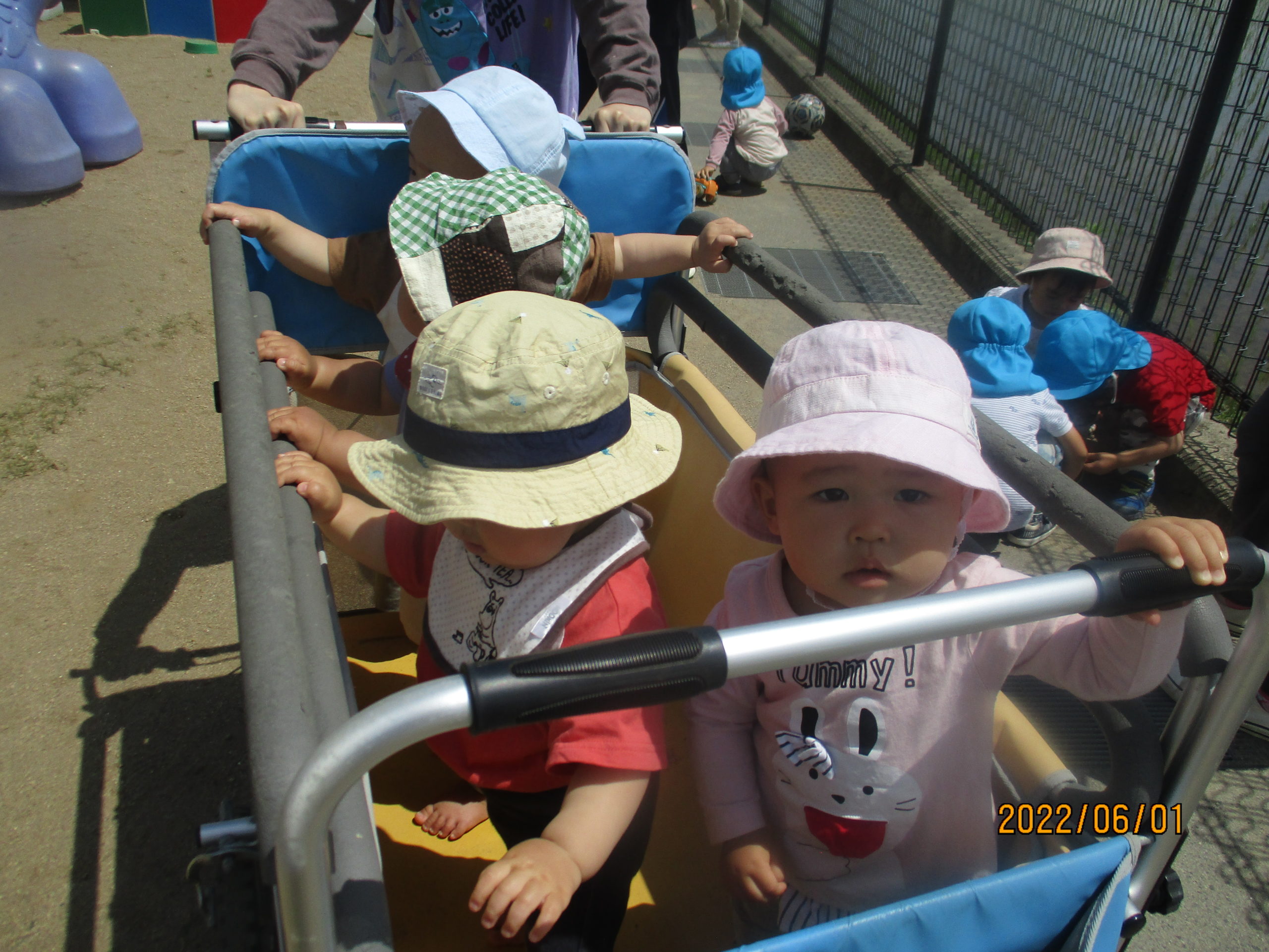 外遊び【白根そよ風保育園　めばえ組】