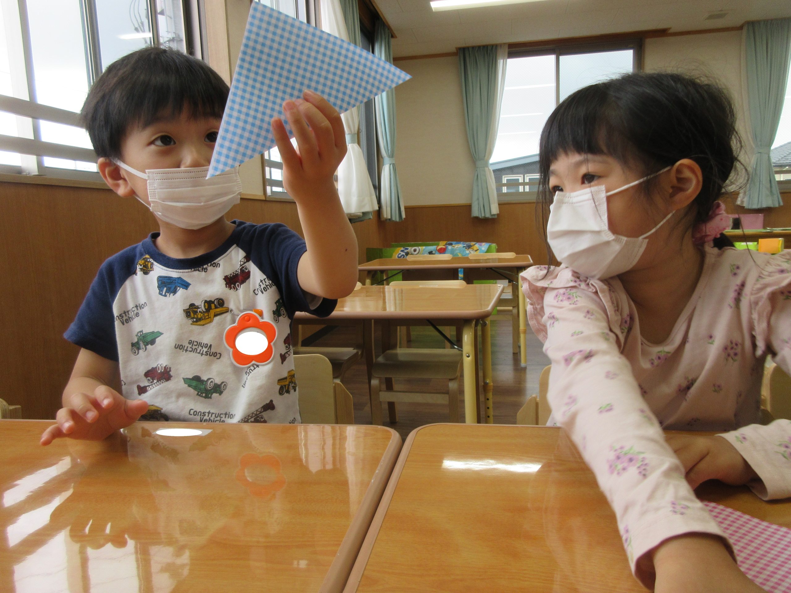 父の日のプレゼント作り♥　【白根おおぞら保育園　たいようぐみ】