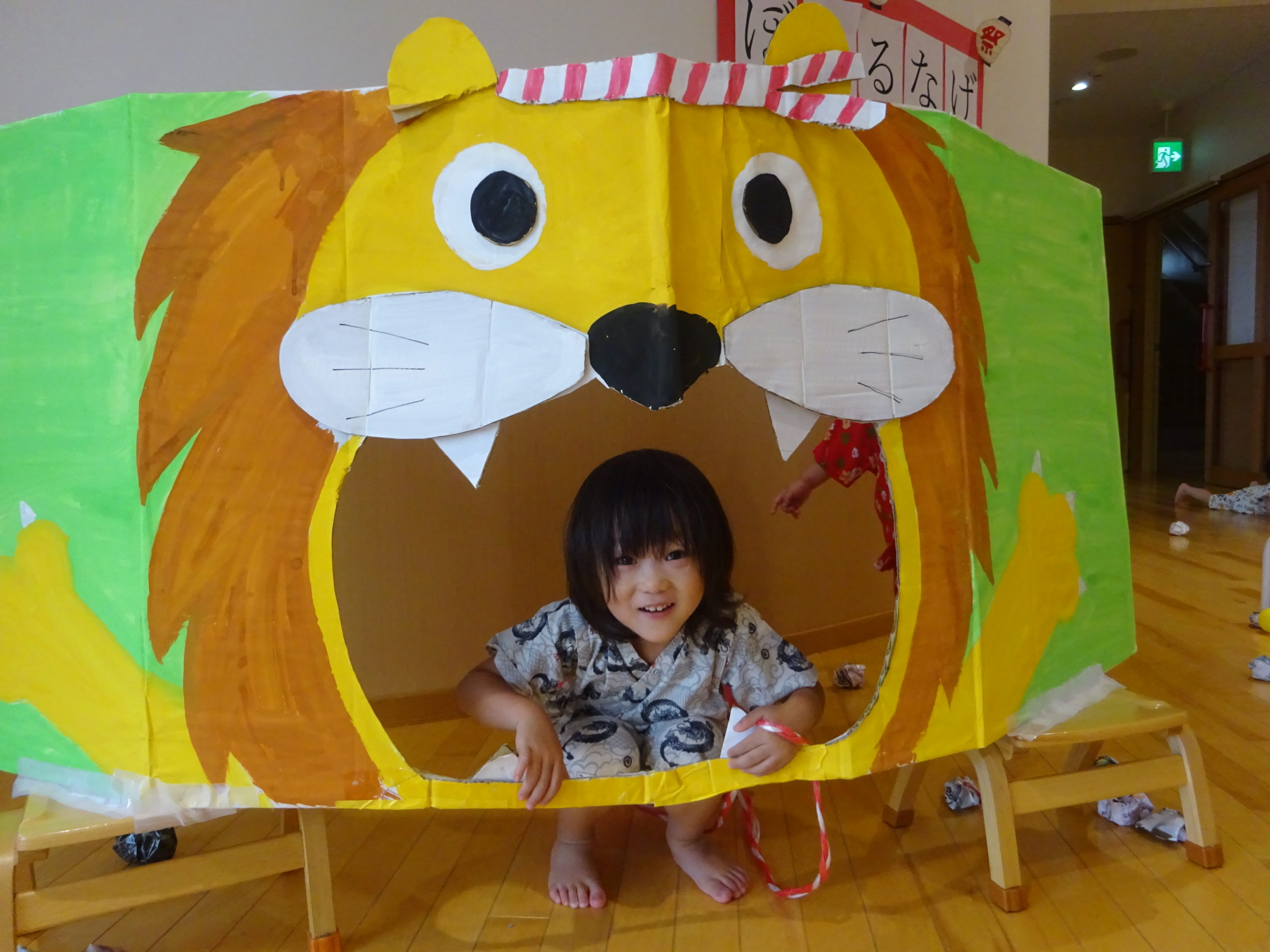 😊遊コスモス小新保育園　おひさま組　２歳児「夏祭り！🎆✨」