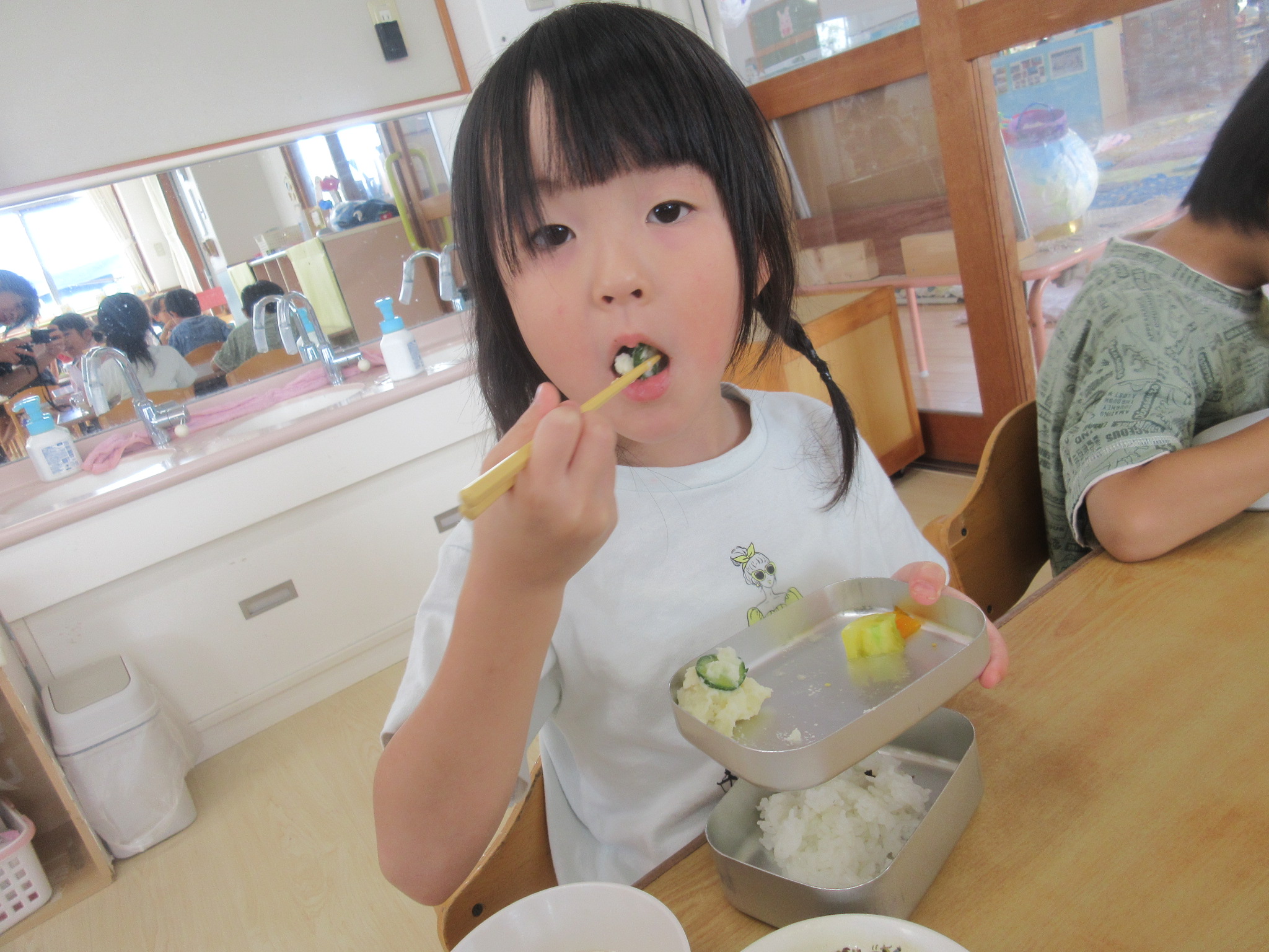 Let’s ポテトサラダクッキング🥔🌞【白根そよ風保育園 たいよう組】