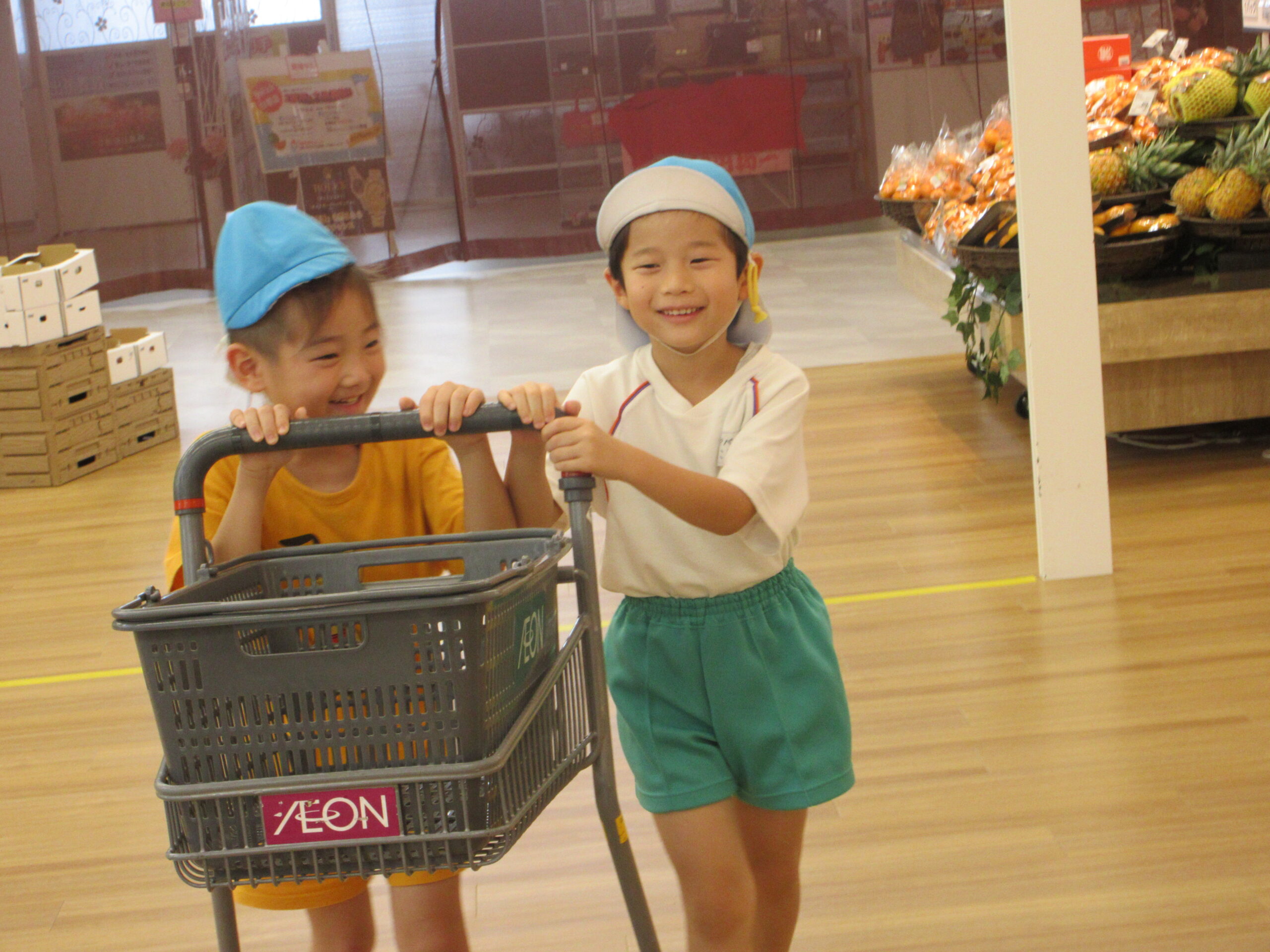 ひと夏の思いで　～お買物体験編～🌞【白根そよ風保育園　たいよう組】