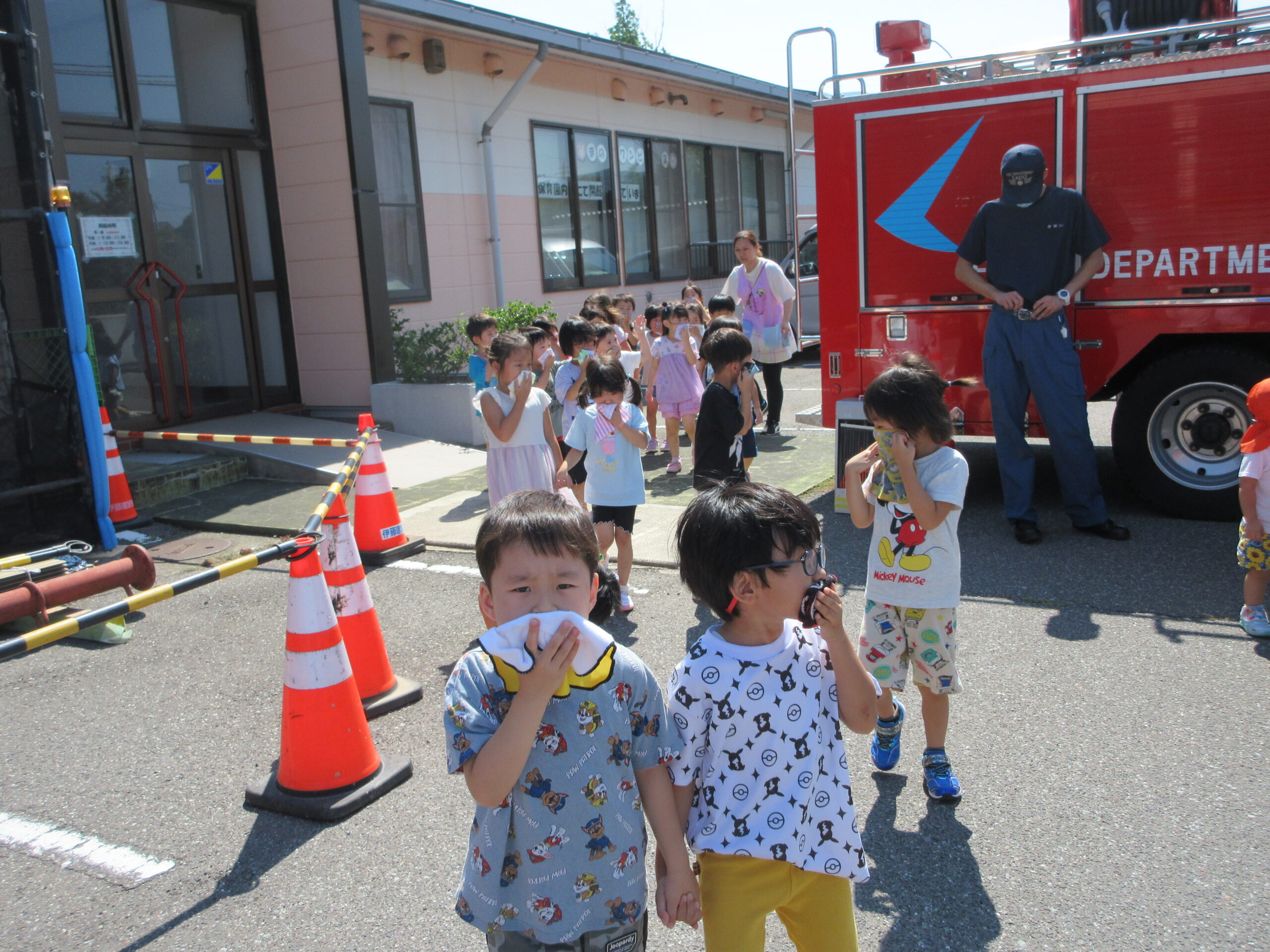 9月避難訓練【真野第１保育園】