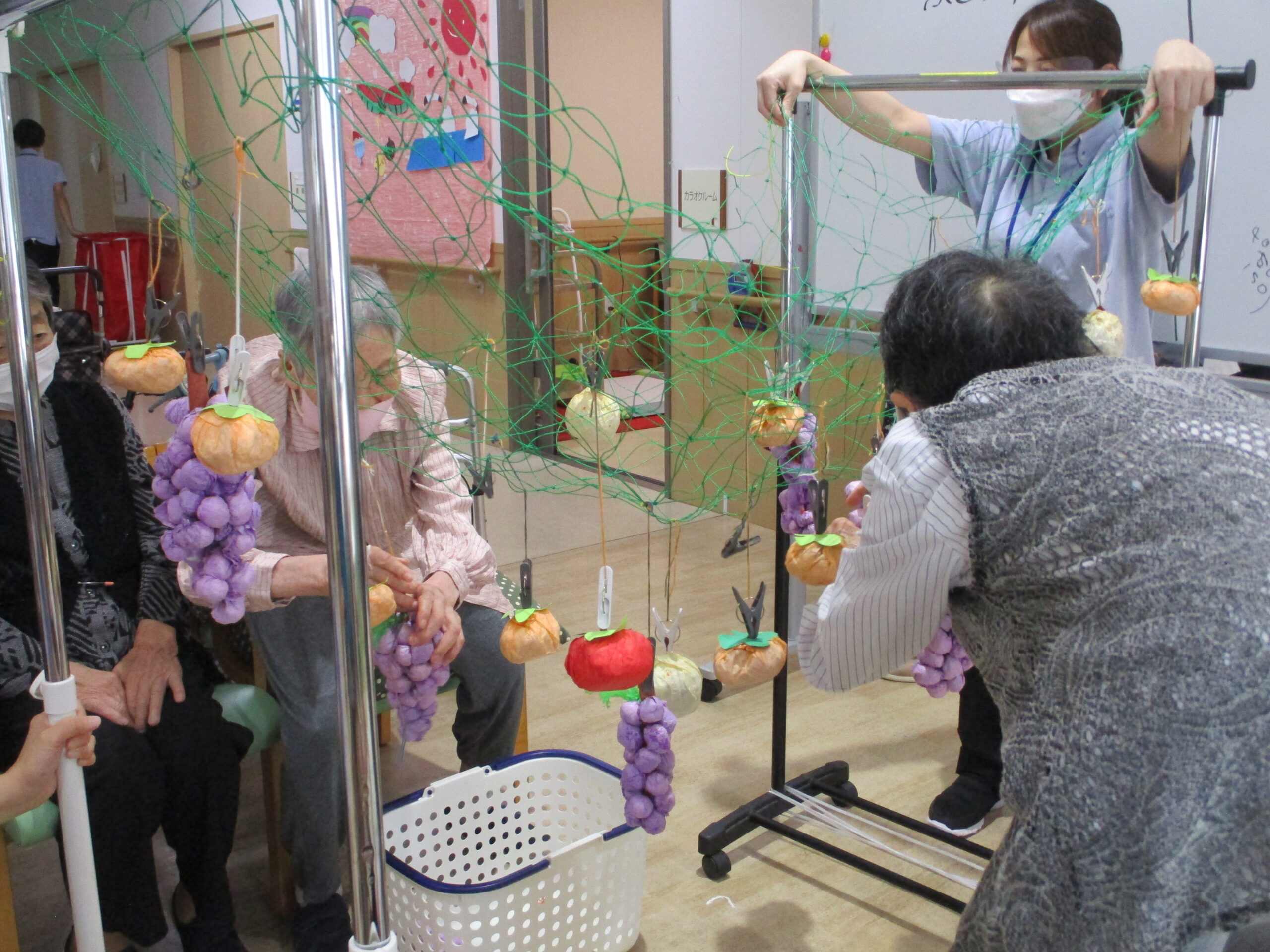 🍇果物狩りゲームをしました🍐【デイサービスセンター白根そよ風の杜】