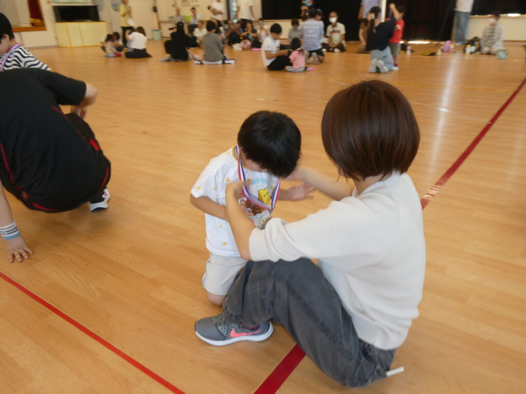 メダルうれしいね!