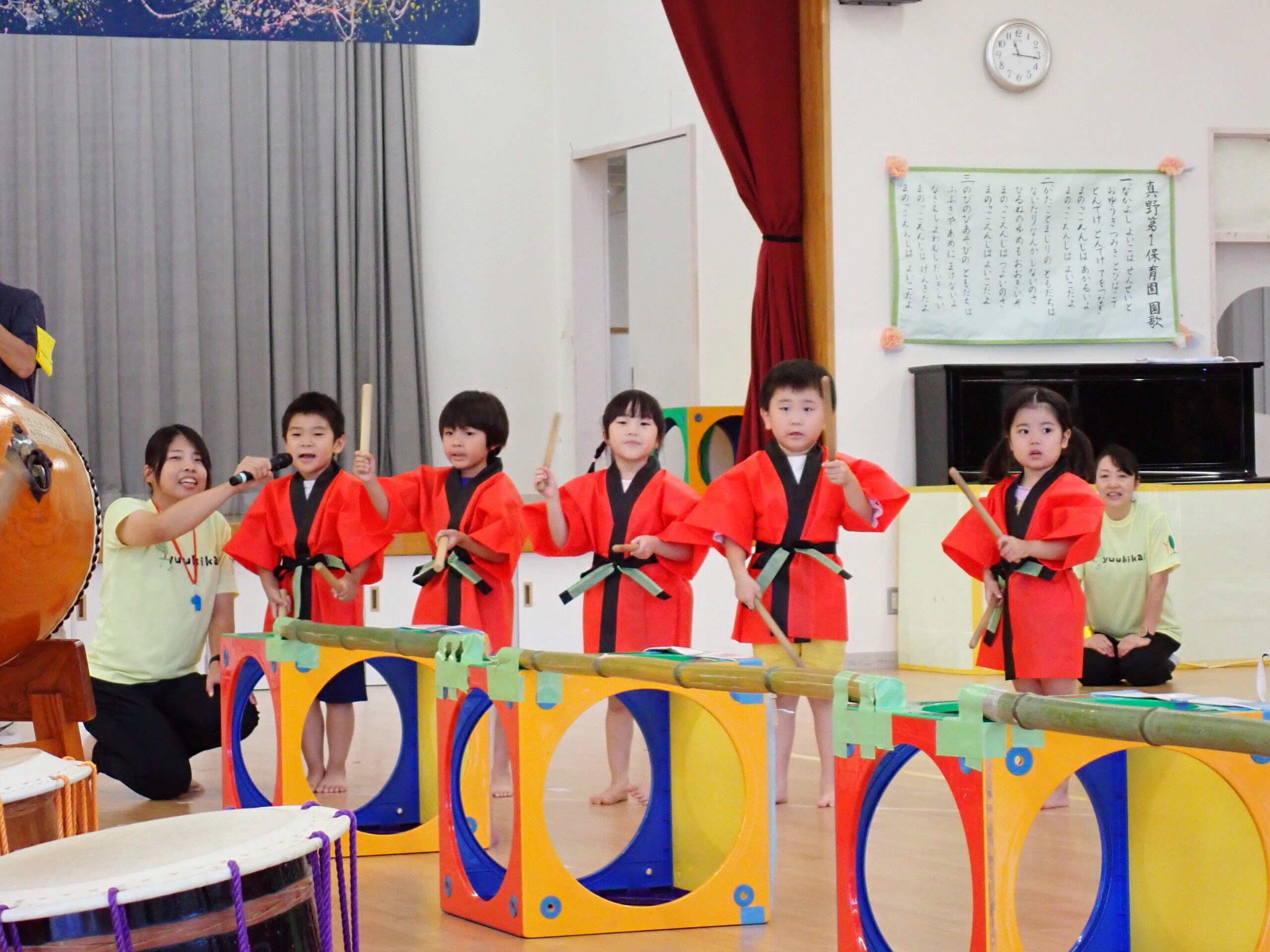 まのっこわくわくフェスティバル！！　【真野第１保育園 ばら組・ひまわり組・さくら組】