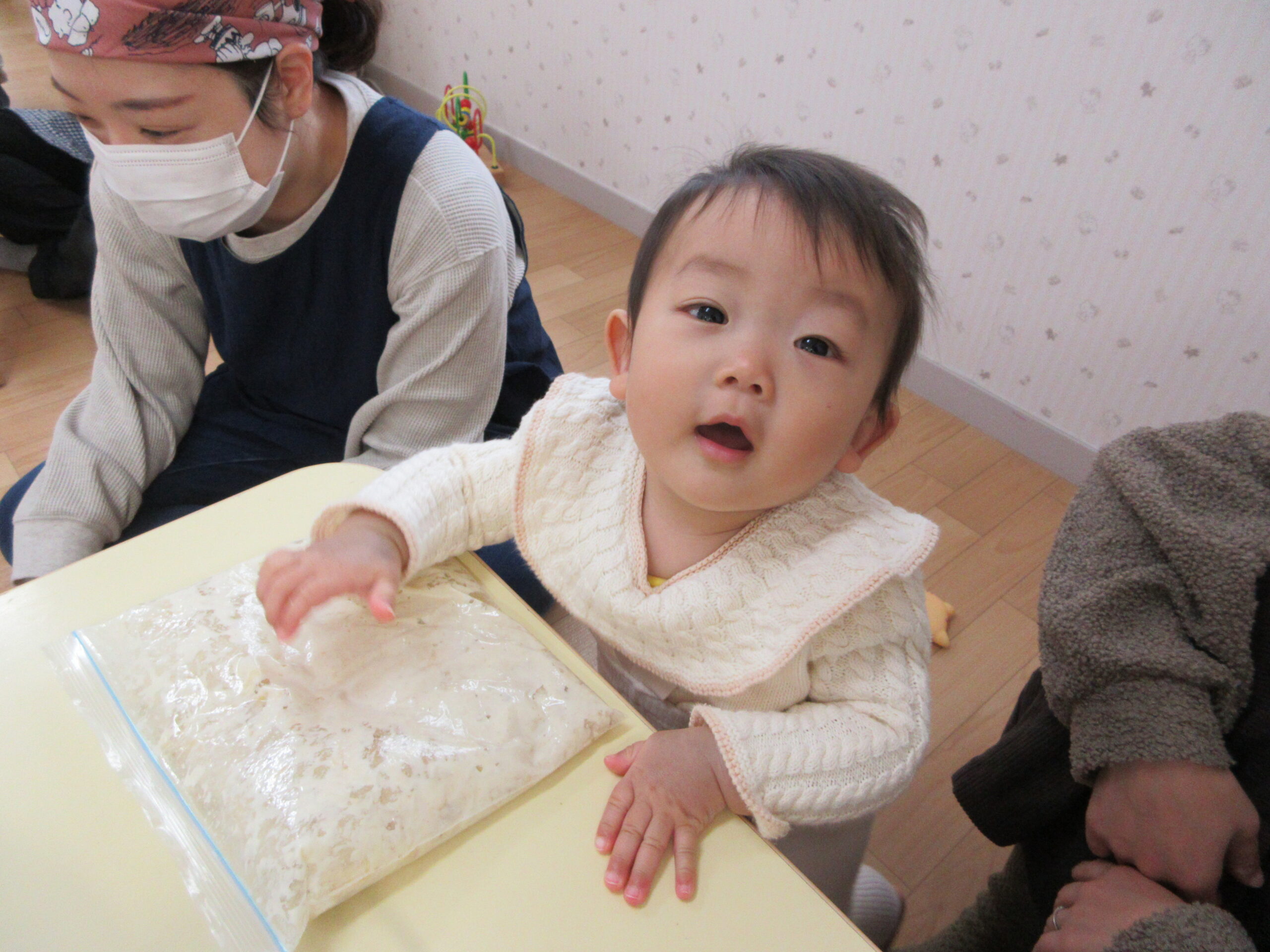 離乳食講座がありました♪：支援センターまのワンピース