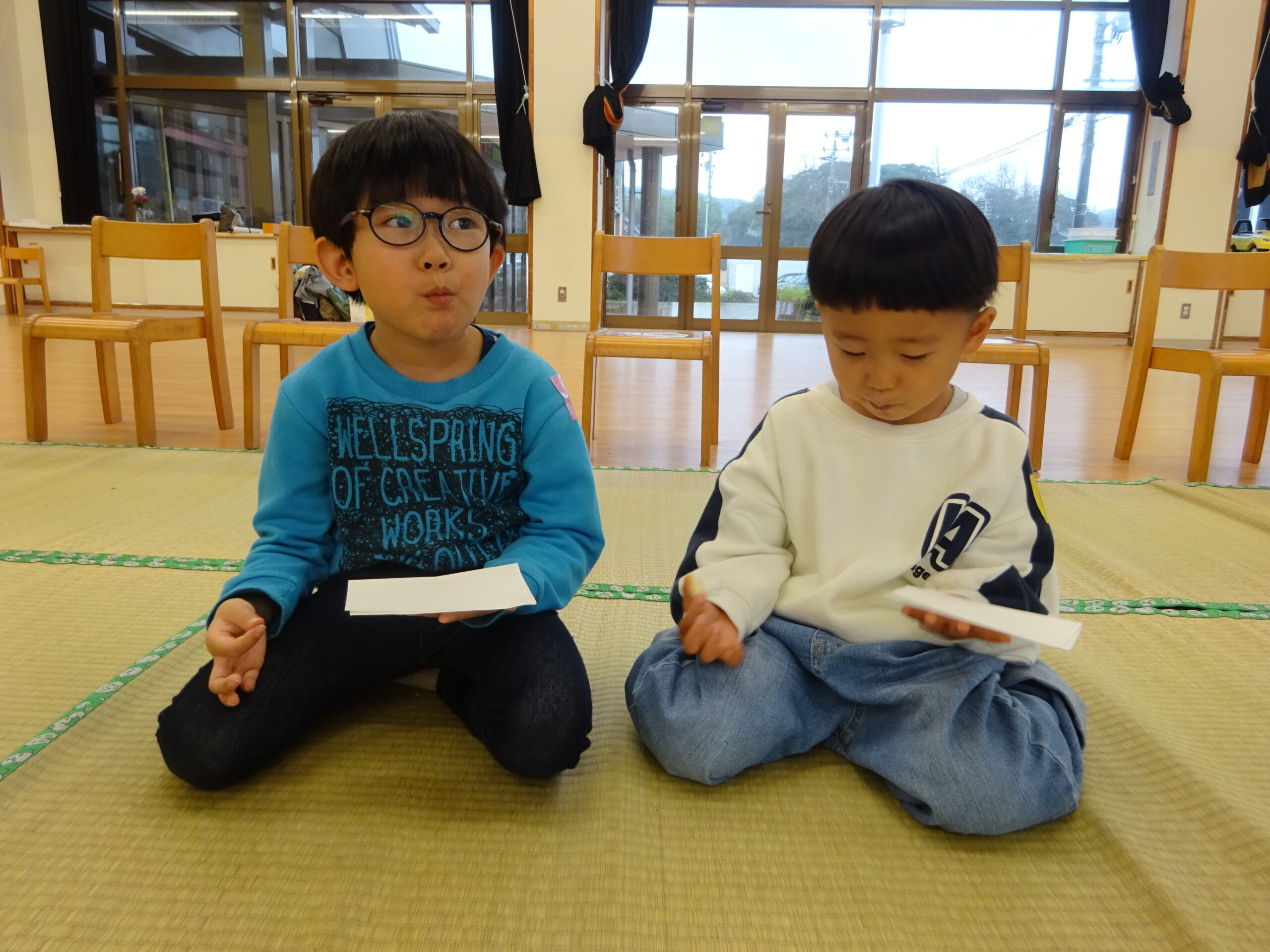 美味しいお茶をありがとう🍵【真野第一保育園　ひまわり組】