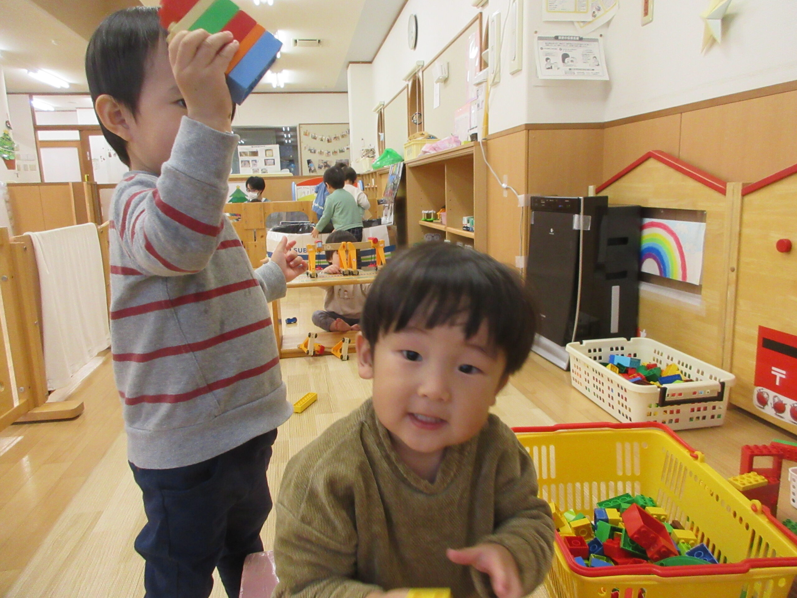 楽しい～～～～～～～～～～！【白根そよ風保育園　つぼみぐみ】