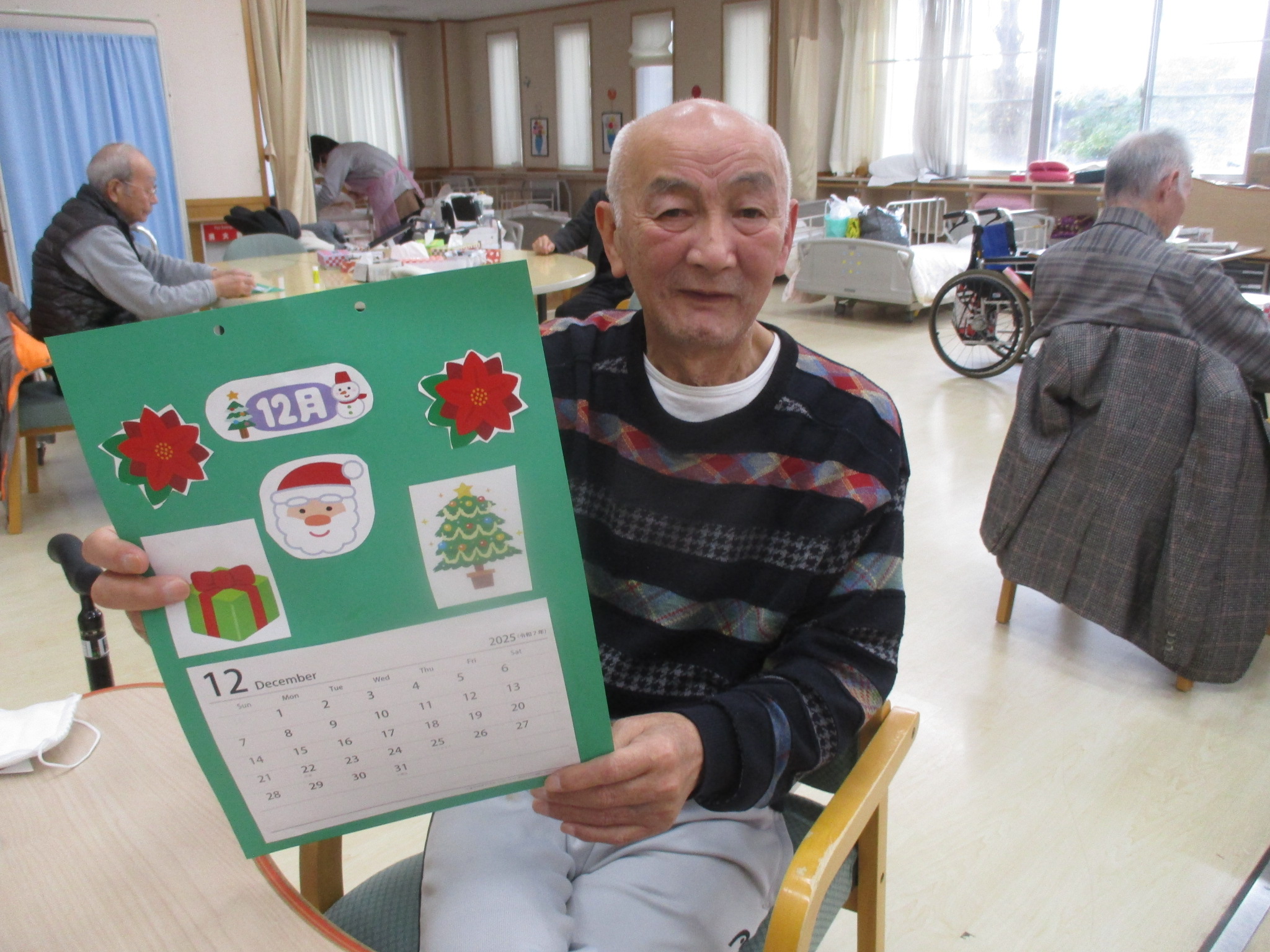 🎄カレンダー作り🎄【デイサービスセンターYOUなかの】