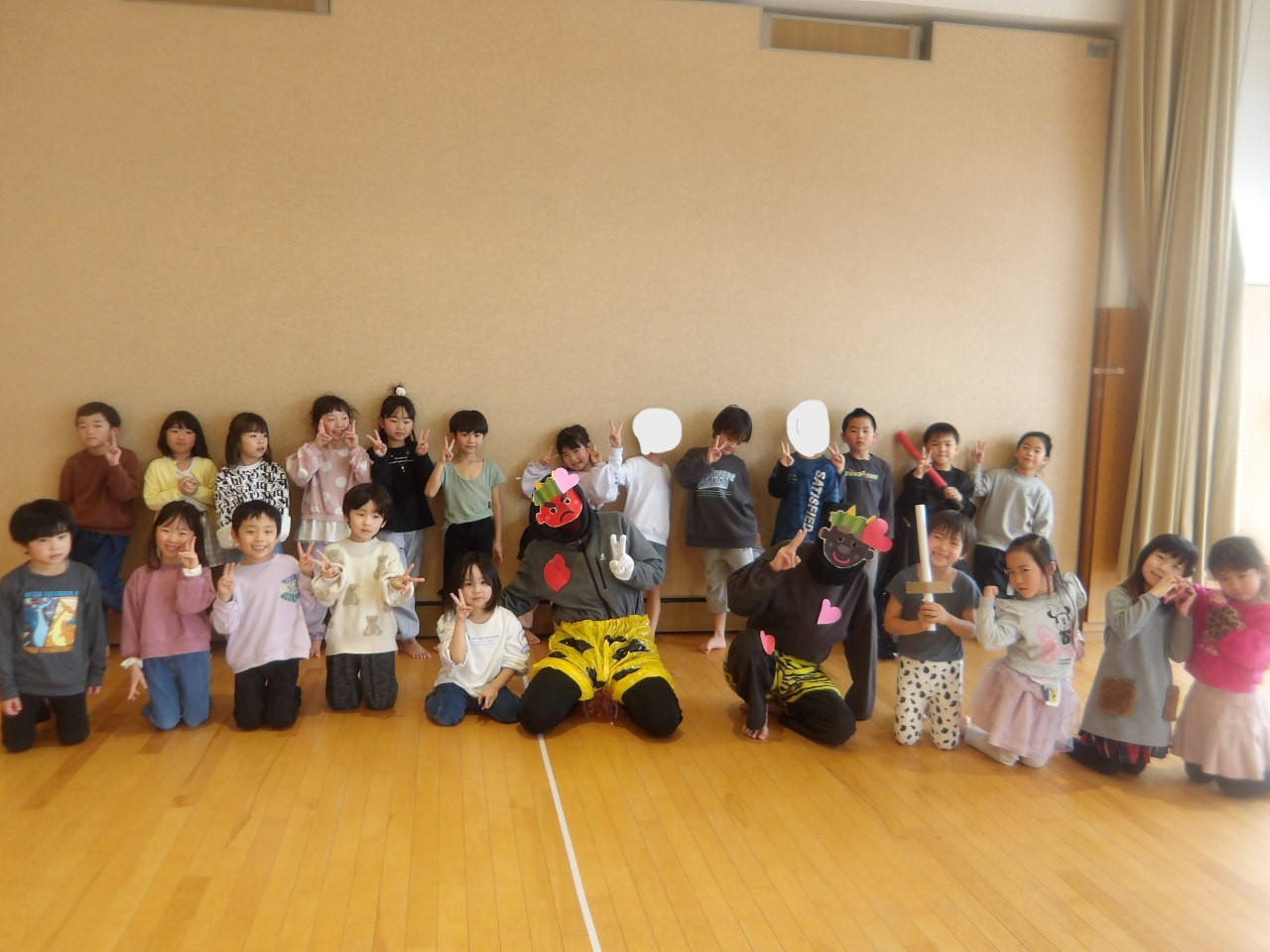 2月3日に豆まき会がありました！【YOUなかの保育園】