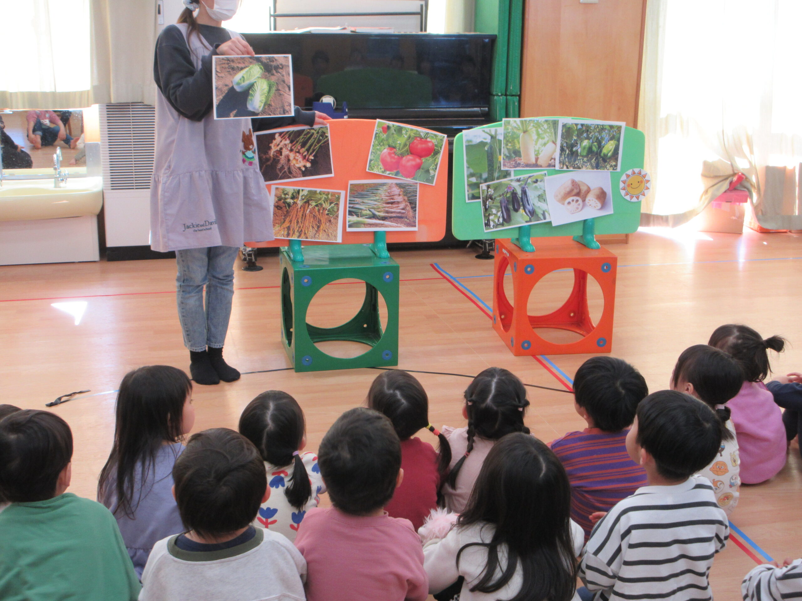 【かめだなかの保育園】　～2月の食育集会～