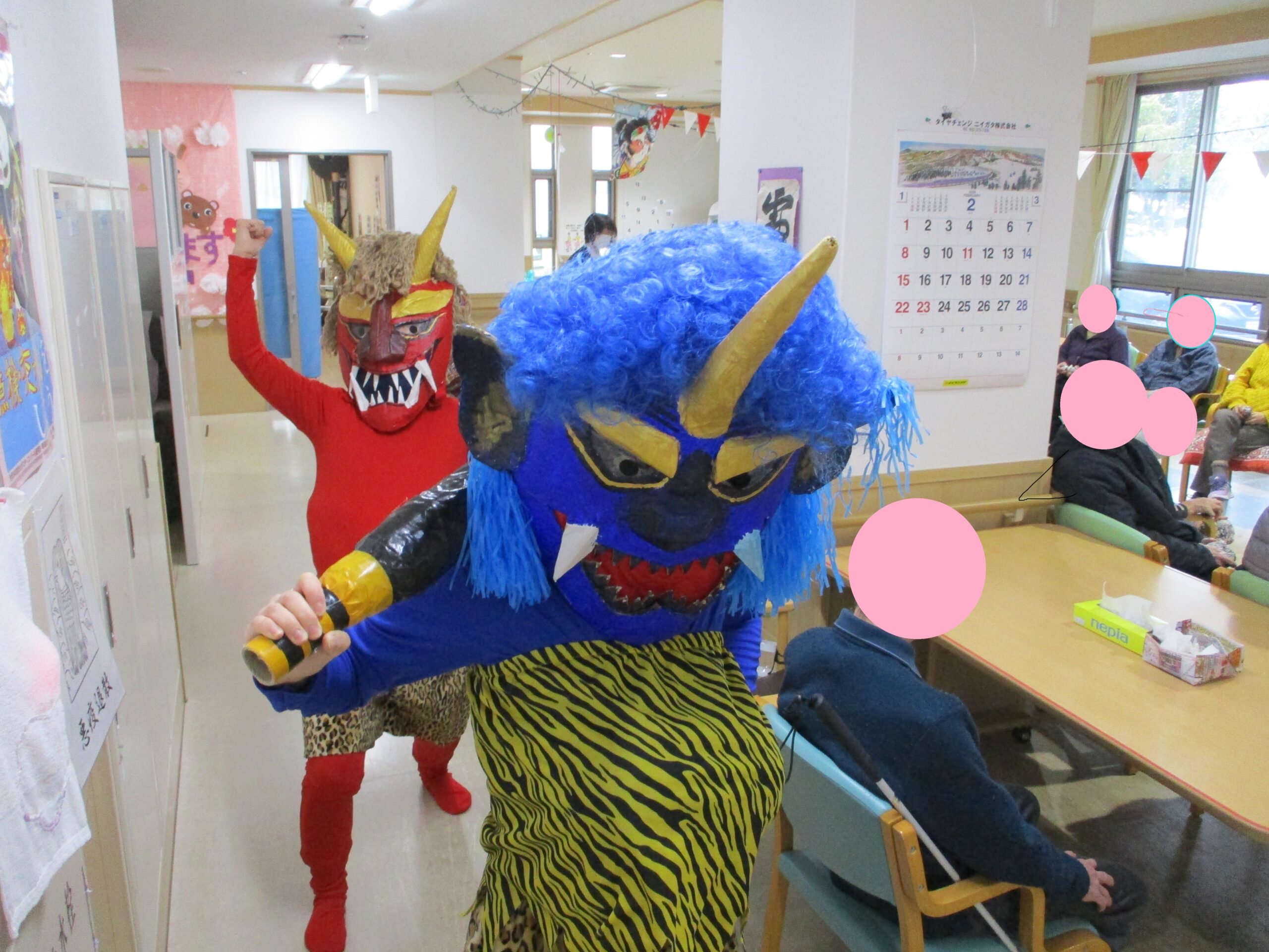 鬼わ～そと！！！【デイサービスセンター白根そよ風の杜】